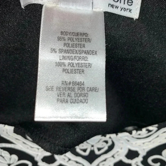 Studio 1-Petite 3/4 Sleeve Shift Dress - Picture 8 of 8